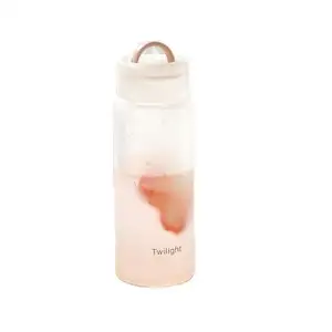 Chai Nước Thủy Tinh Thiết Kế Cá Nhân Chai Nước Thủy Tinh Borosilicate Mờ Không Chứa Bpa Cầm Tay