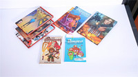 Vente en gros de livres en papier d'art en carton durable Fiction anglaise pour adultes comprenant des bandes dessinées à thèmes afro-américains