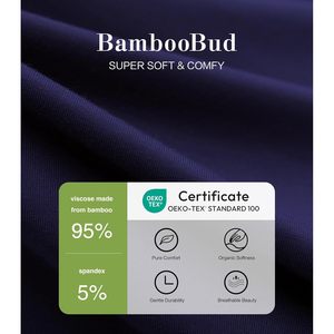 Pyjama pour enfants BambooBud en viscose de bambou, ensemble chemise à manches longues et pantalon, unisexe, garçons et filles, vêtements de nuit, 4T-12Y - Product Image 5