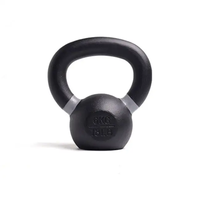 Tiger Sports Cast Iron Kettlebell Weight 35 Lbs Natural Solid Fitness Workout Swing