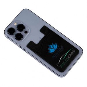 Fashionable Slim Case Business Card Holder Pocket-Adhesive ID & Cell Phone Card Holder for Men & Women Promotional Business Gift - Product Image 3