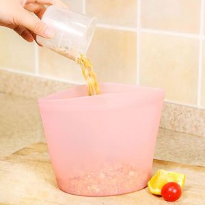 Self-Sealing Silicone Food <b>Bag</b>, Odor Proof, Heat Resistant, Freezer Safe, Food Grade - Product Image 4
