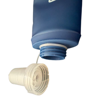 Bouteille d'eau pliable en TPU personnalisée en gros, bouteille souple pour sports de plein air, bouteille d'eau spéciale pour la course à pied avec logo personnalisé