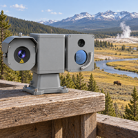 Caméra de surveillance des éléphants toutes saisons avec vision nocturne, PTZ thermique et IP66 pour la détection des éléphants