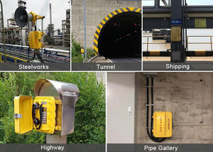 Teléfono Fijo de Línea Terrestre, Protección <span class=keywords><strong>para</strong></span> Teléfono, Sistema PABX de Línea Fija, Teléfono Resistente a la Intemperie - Product Image 6