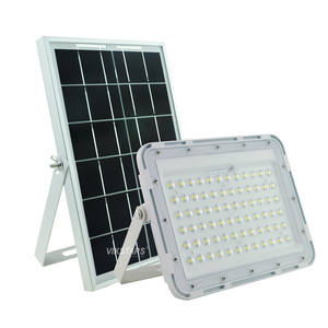 庭の中庭の建物の壁のために太陽エネルギーfocos focosは60W100W150ワットfocosIP66ソーラーフラッドライトを導きました - Product Image 6