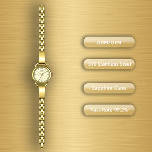 316 bijoux de mode en acier inoxydable dames montres 5ATM résistant à l'eau de haute qualité Bracelet montres à Quartz personnaliser Logo - Product Image 1