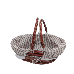 Cesto de mimbre barato con tela personalizada - Product Image 4