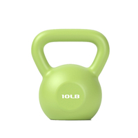 Kettlebell réglable en ciment recouvert de vinyle avec revêtement moulé par injection de couleur 5-25 LBS pour l'entraînement de force à domicile