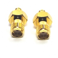 Adaptador Coaxial RF de 50 Ohm SMP Hembra a SMA Hembra para Enrutador Inalámbrico 3G 4G LTE, 18G, Antena Externa de Radio Wi-Fi