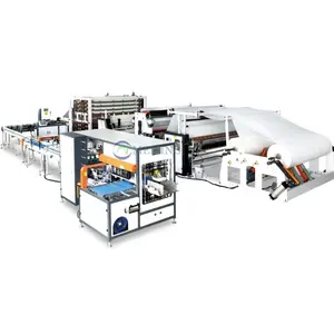 Máquina de rebobinado y fabricación de rollos Maix completamente automática a buen precio para producir papel higiénico y toallas de cocina