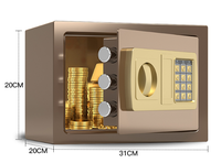 Coffre-fort électronique pour la maison et l'hôtel avec serrure à clé numérique, coffre-fort de cabinet avec serrure électronique à combinaison
