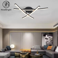 Nouvelle Arrivée 18W Moderne Minimaliste LED Plafonnier Dimmable Lustre pour Chambre Salle À Manger Creative Intérieur Salon AC