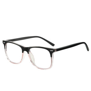 Gafas ópticas con degradado cuadrado neutro a <span class=keywords><strong>la</strong></span> moda TR90 con luz antiazul, colores de montura opcionales en negro, azul y gris - Product Image 5