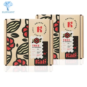 Luxury Give Away Kraft Paper Cosmetic Alcohol Seed Products Gift Folding Small Mailer <b>Box</b> - Product Image 2
