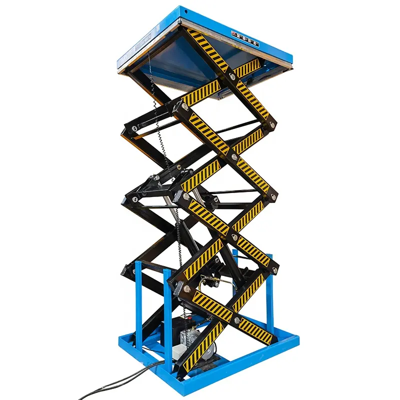 Plate-forme de travail pour levage de ciseaux électriques, hydraulique, livraison gratuite