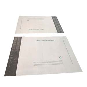 Sac d'expédition en plastique avec logo personnalisé grand/moyen, 2 adhésifs forts, impression, double fermeture autocollante, sac de courrier - Product Image 1