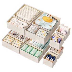 Drawer Organizer for Baby <b>Clothes</b> Diaper Foldable Underwear Drawer <b>Clothes</b> Organizer Collapsible <b>Storage</b> Boxes Drawer Organizer - Product Image 1