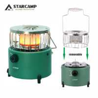 STARCAMP 2000W Chauffage et cuisinière au gaz propane portables pour le camping en plein air, 2 en 1