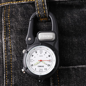 SKMEI 2232 Clip sur montre à Quartz sac à dos Fob ceinture lueur dans le noir montre de poche unisexe avec cadran blanc pour médecins infirmières - Product Image 1