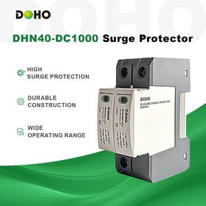 Protector Contra Sobretensiones <span class=keywords><strong>DOHO</strong></span> DHN40-DC1000-3P T1+T2 para Sistemas de Energía Solar DC, 40kA de Corriente de Descarga Máxima, Protección Contra Rayos, PBT/Plástico - Product Image 2