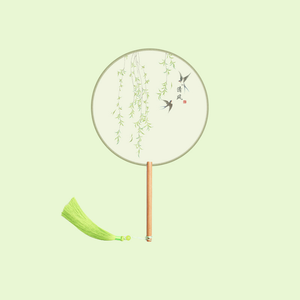 Tay Cầm Bằng Gỗ Trung Quốc Cung Điện Cổ Điển Tiệc Cưới Khiêu Vũ Người Phụ Nữ Xinh Đẹp Tay Tròn - Product Image 3