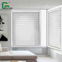 Stores intelligents personnalisés de nouveau Style avec Tuya Wifi Zigbee Google Voice, Alexa Smart Electric Shangri-la Roller Sheer Stores Rideau
