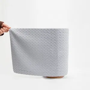 12英寸 * 12英寸撕开布超细纤维毛巾卷一次性超细纤维清洁布超细纤维毛巾卷