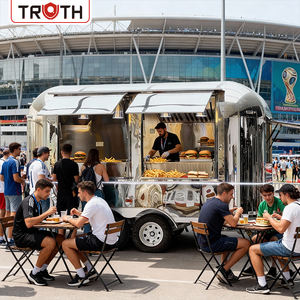 Food Truck mobile pour événements, entièrement équipé, en acier inoxydable, pour frites, desserts et petit-déjeuner - Product Image 1
