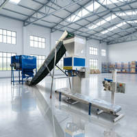 Usine de fabrication d'aliments pour animaux 2T/h, ensemble complet, ligne de production de granulés d'aliments pour volailles, bovins, bétail, pour ferme avicole et d'élevage