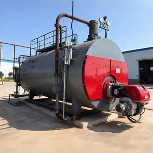 Chaudière à vapeur horizontale au gaz naturel, au diesel ou au mazout lourd, série WNS, 3000 kg, 5000 kg, 8000 kg - Product Image 3