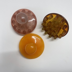 Peigne de massage du cuir chevelier en résine personnalisable en gros pour la tête - Product Image 4