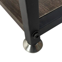 Escritorio de ordenador de estilo Industrial moderno, mueble de esquina de madera con estantería, para el hogar y la oficina, disponible