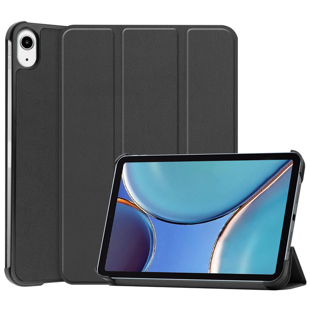 Slim Tri-fold Stand PU Leather Magnet Case Tablet Cover Shell for iPad Mini 7 2024/Mini 6 8.3" 2021