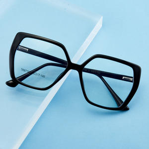 Monture de lunettes carrée Tr90 87190, monture intégrale, protection anti-lumière bleue, lunettes d'ordinateur unisexes - Product Image 2