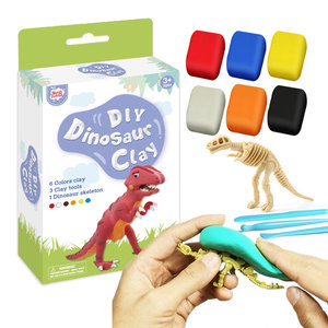 Kit de Bricolage <span class=keywords><strong>en</strong></span> Argile Magique Ultra-Légère pour Cadeau <span class=keywords><strong>Dinosaure</strong></span> Personnalisé, Argile <span class=keywords><strong>à</strong></span> <span class=keywords><strong>Modeler</strong></span> Douce et Sans Salissure pour Enfants de 3 <span class=keywords><strong>à</strong></span> 12 Ans - Product Image 6