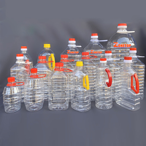 Competitive Price Screw Cap Square Plastic PET Preform Olive Oil Bottle With Handle