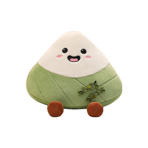 Peluche de Zongzi con Ojos Estrellados y Botones Tradicionales Chinos de <span class=keywords><strong>Rana</strong></span>, Regalo Premium de Barco Dragón para Coleccionistas Culturales - Product Image 2