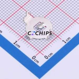MY-1220-06X Button & Strip Battery Connector Through hole Component (THT) Connector Battery Clip <b>CR1220</b> Phosphor Copper Nickel - Product Image 1