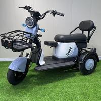 Tricycles électriques pour adultes à trois roues puissants et rapides de 1000 W de fabrication chinoise, type à carrosserie ouverte