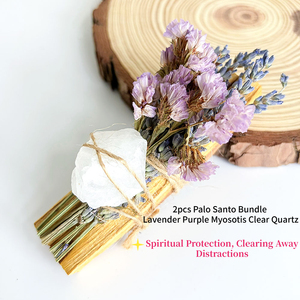 Paquete de Madera Sagrada de <span class=keywords><strong>Palo</strong></span> <span class=keywords><strong>Santo</strong></span> de Alta Resina con Flores de Lavanda, <span class=keywords><strong>Romero</strong></span> <span class=keywords><strong>y</strong></span> Varillas de Incienso de Cristal para Purificar, Limpiar <span class=keywords><strong>y</strong></span> Curar - Product Image 5