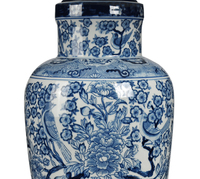 Lampes en céramique chinoise Lampe de table en forme de fleur bleue et blanche à vendre Personnalisation de la lampe de lavage de table en céramique Jingdezhen