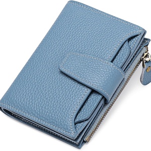 Boshiho Factory Wholesale New Luxury RFID Long <b>Ladies</b> Card Holder <b>Wallets</b> Leather Purse Custom Zipper <b>Wallet</b> Women - Product Image 1