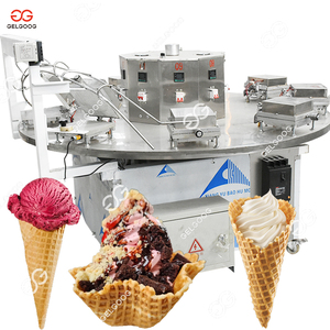 Nhà Máy Giá Điện Tùy Chỉnh của Tôi Ice Cream Cone Sản Xuất 30Cm Đường Kính <span class=keywords><strong>Waffle</strong></span> Cone Maker Máy Công Nghiệp - Product Image 3