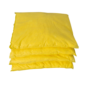 Oilspillpro CHA-PI4050 Yellow Meltblown Chemical Absorbent Hazmat Pillow From Jiangsu for <strong>Environment</strong> Protection - Product Image 1