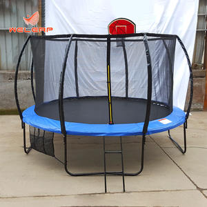 6ft 8ft 14ft <strong>Trampoline</strong> 244cm <strong>Trampoline</strong> with Basketball Hoop Customized Size Optional <strong>14</strong> <strong>Foot</strong> <strong>Trampoline</strong> with Enclosure - Product Image 2