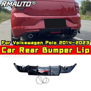 Protector de Parachoques Trasero, Difusor de Parachoques Trasero, Kit de Carrocería para Volkswagen Polo 2014-2023, Accesorios para Automóviles - Product Image 1