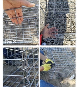 Promotion d'usine : Grillage en pierre soudé de haute qualité pour aménagement paysager et mur de soutènement, 2*1*1 mètres - Product Image 3