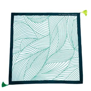 Bandana géométrique en <span class=keywords><strong>tissu</strong></span> Furoshiki inspiré de l'<span class=keywords><strong>origami</strong></span> boîte-cadeau pliable personnalisée - Product Image 1