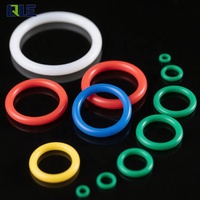 Maßgefertigter 8mm AD 6mm ID Silikon O-Ring Dichtungsscheibe Dichtung 30-60 Shore Härte -40~+200 Temperaturbereich RoHS